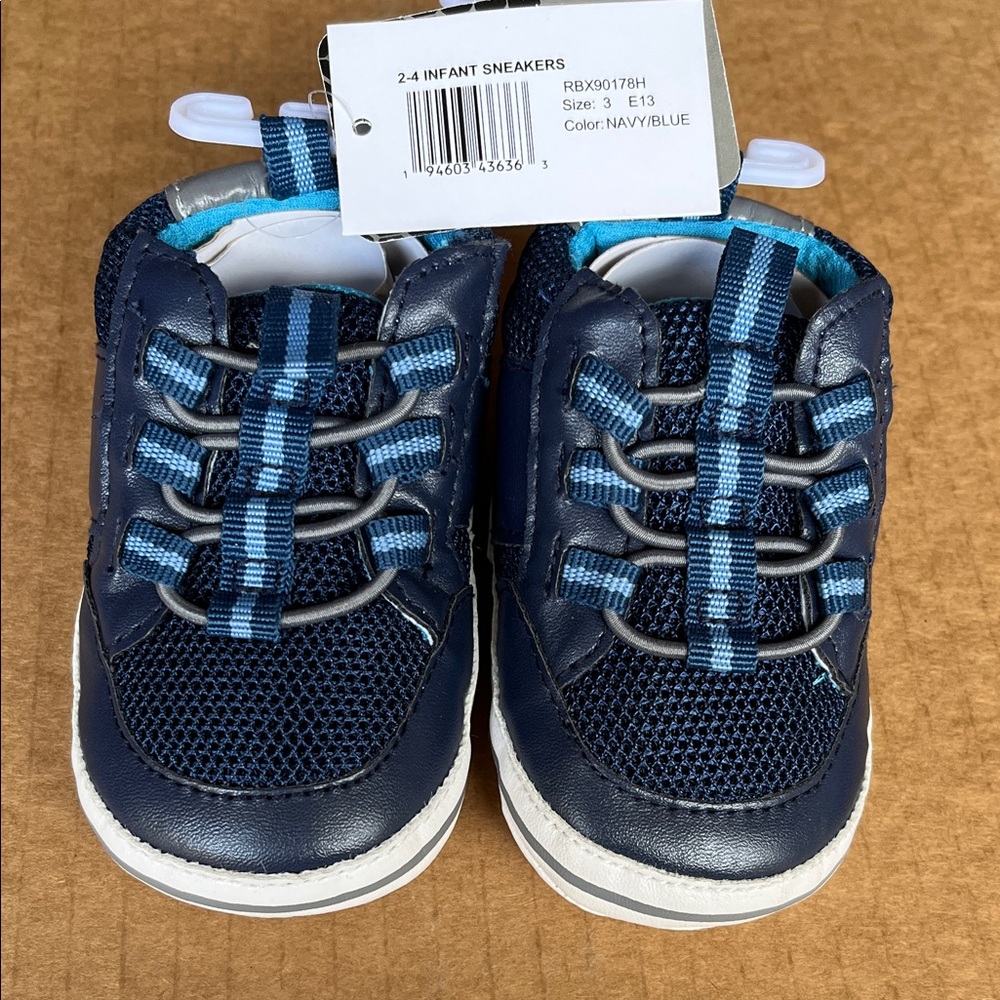 RBX Infant Navy Blue Sneakers size 3 and 4 available